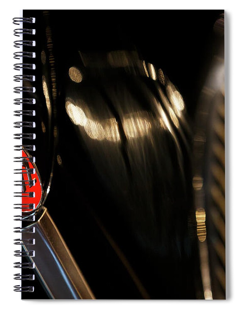 Lincoln Spiral Notebook featuring the photograph 1940 Zephyr by Dennis Hedberg