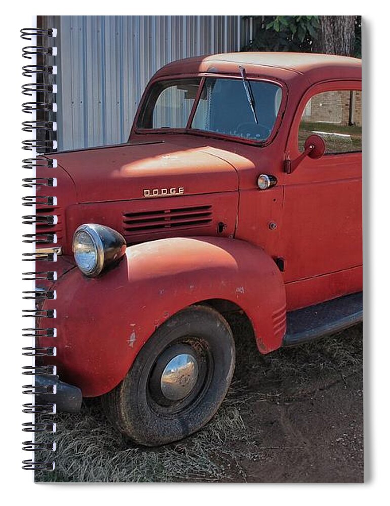 Dodge Spiral Notebook featuring the photograph 1940s Dodge Pickup by Buck Buchanan
