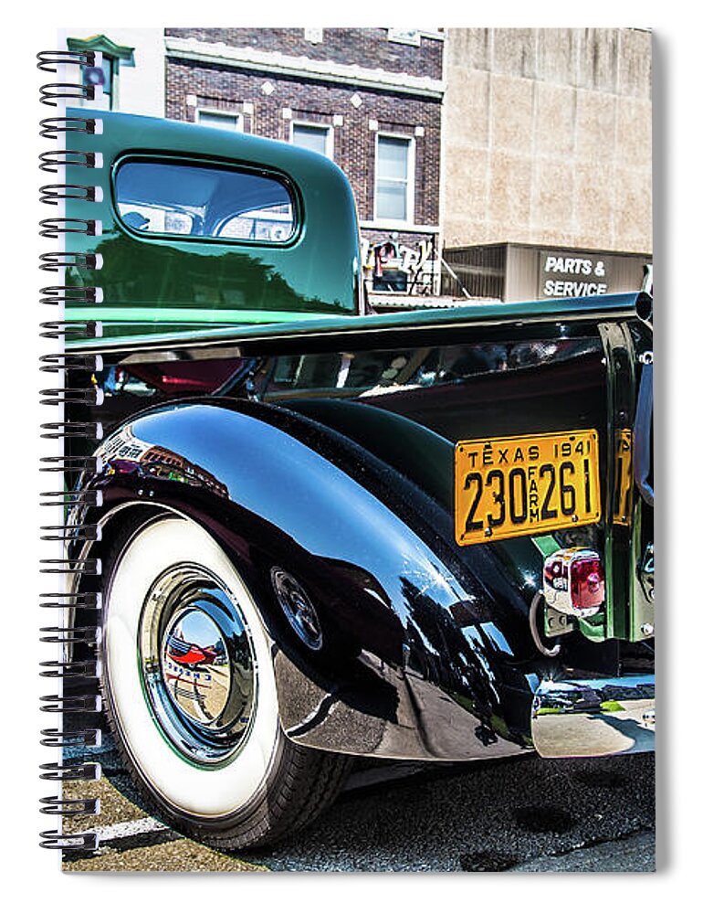 Chevy Spiral Notebook featuring the photograph 1941 Chevy Truck by Anthony Evans