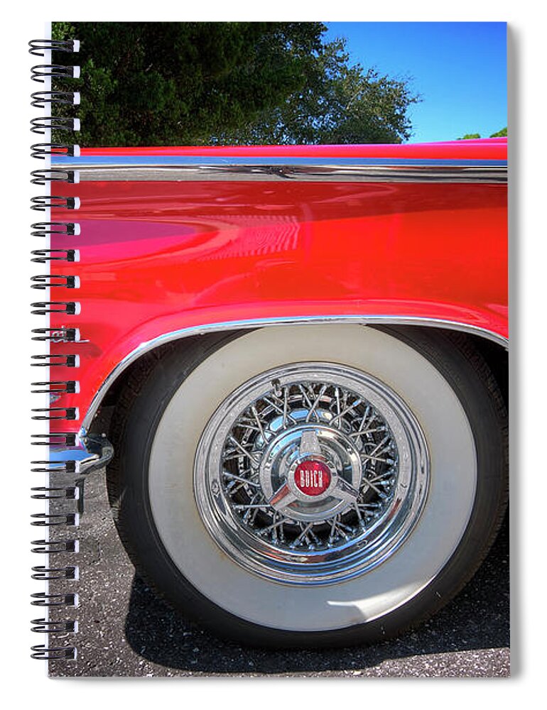 1959 Buick Invite Spiral Notebook featuring the photograph 1959 Buick Invicta by Arttography LLC