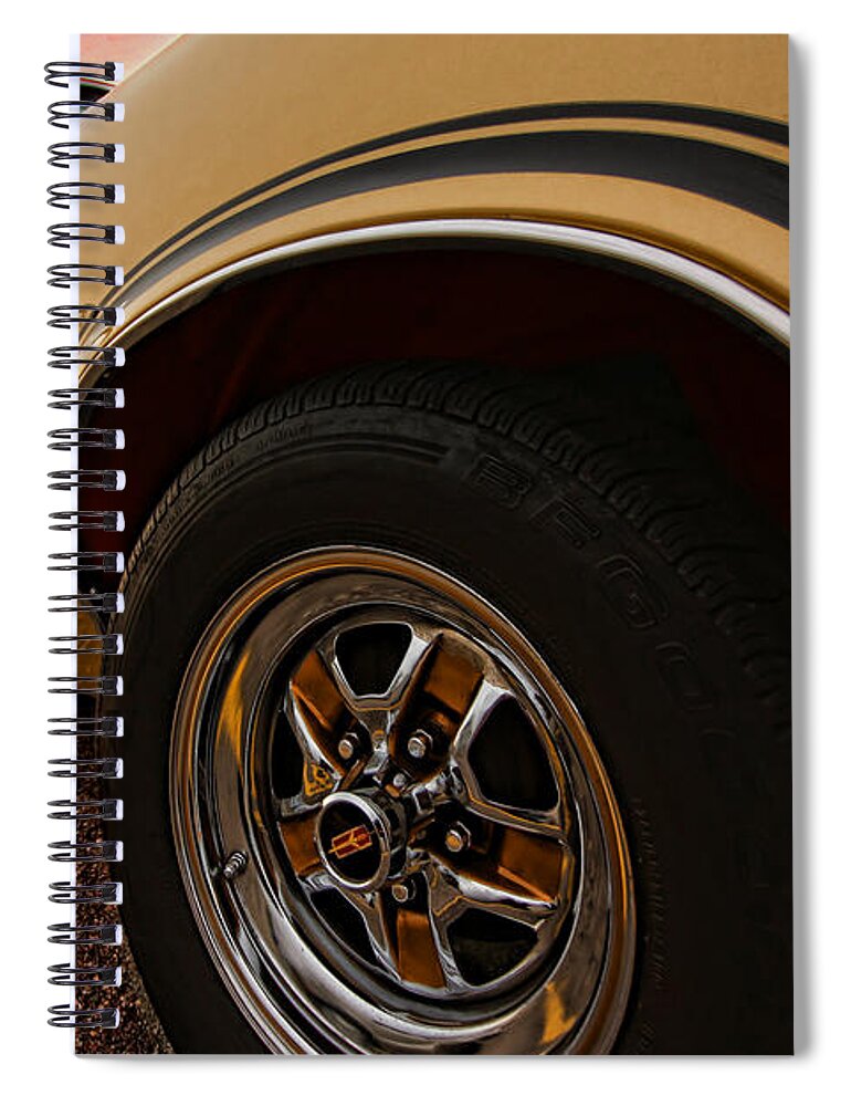 Oldsmobile Spiral Notebook featuring the photograph 1970 Oldsmobile Cutlass 4-4-2 W-30 by Gordon Dean II