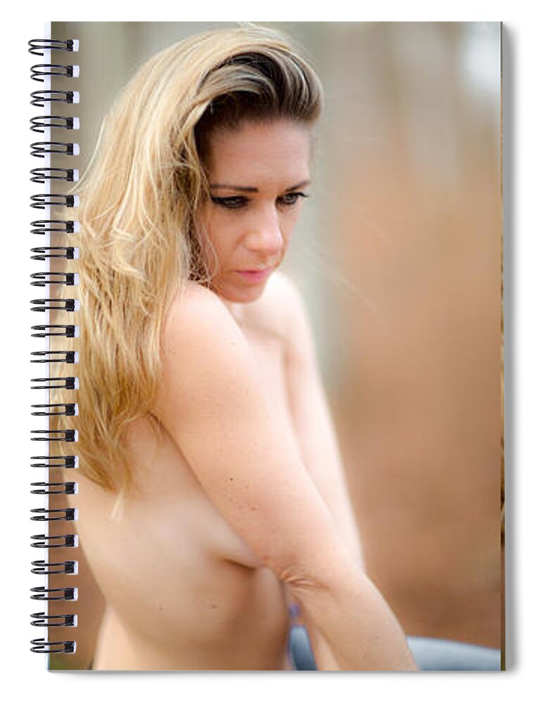 Woman Spiral Notebook featuring the photograph 3 Times A Lady #2 by Ralf Kaiser