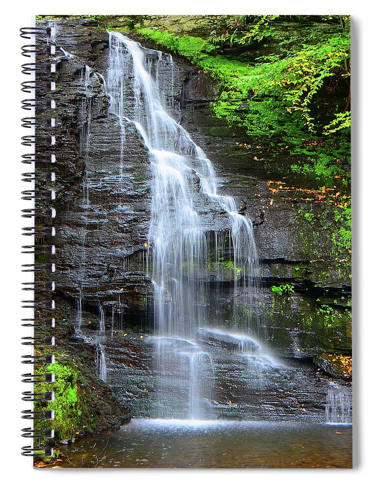 Bridal Veil Falls Spiral Notebook featuring the photograph Bridal Veil Falls #2 by Raymond Salani III