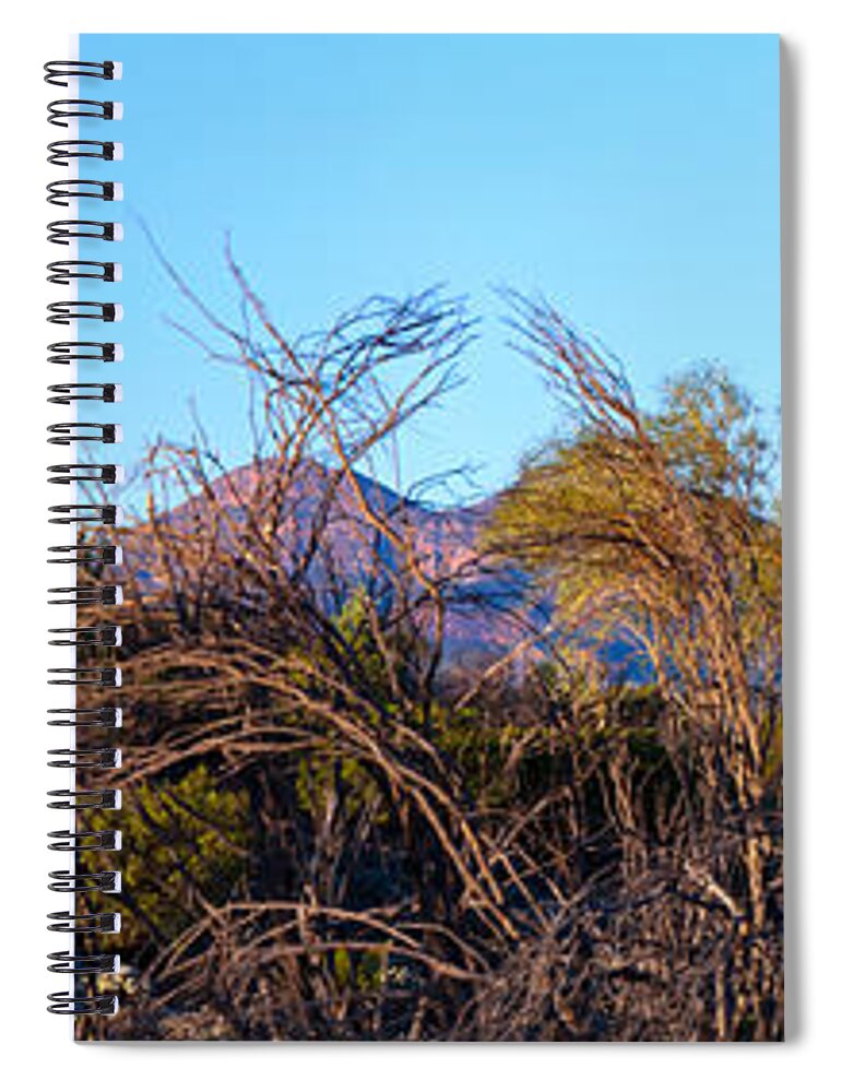 Bunyeroo Valley Wilpena Pound St Mary Peak Lookout Outback Landscape Landscapes Flinders Ranges South Australia Spiral Notebook featuring the photograph Bunyeroo Valley #2 by Bill Robinson