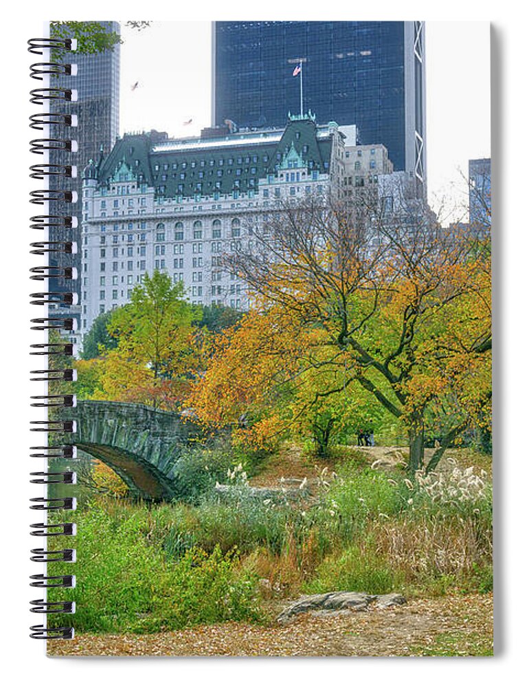 New York City Spiral Notebook featuring the photograph Central Park #2 by June Marie Sobrito
