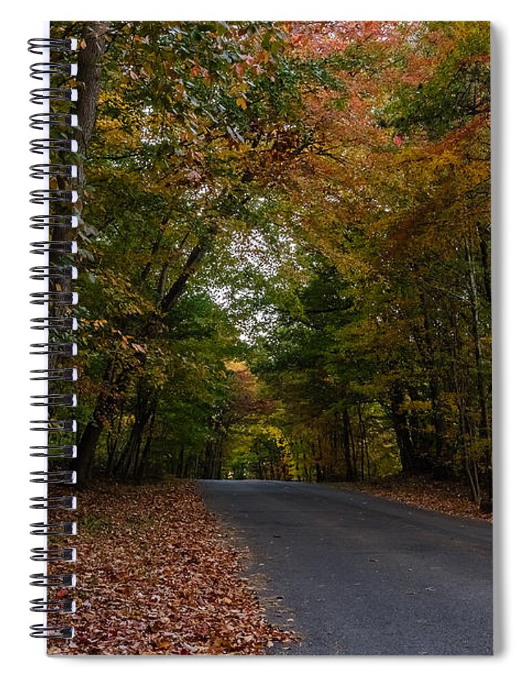 Park Spiral Notebook featuring the photograph Fall foliage #2 by SAURAVphoto Online Store