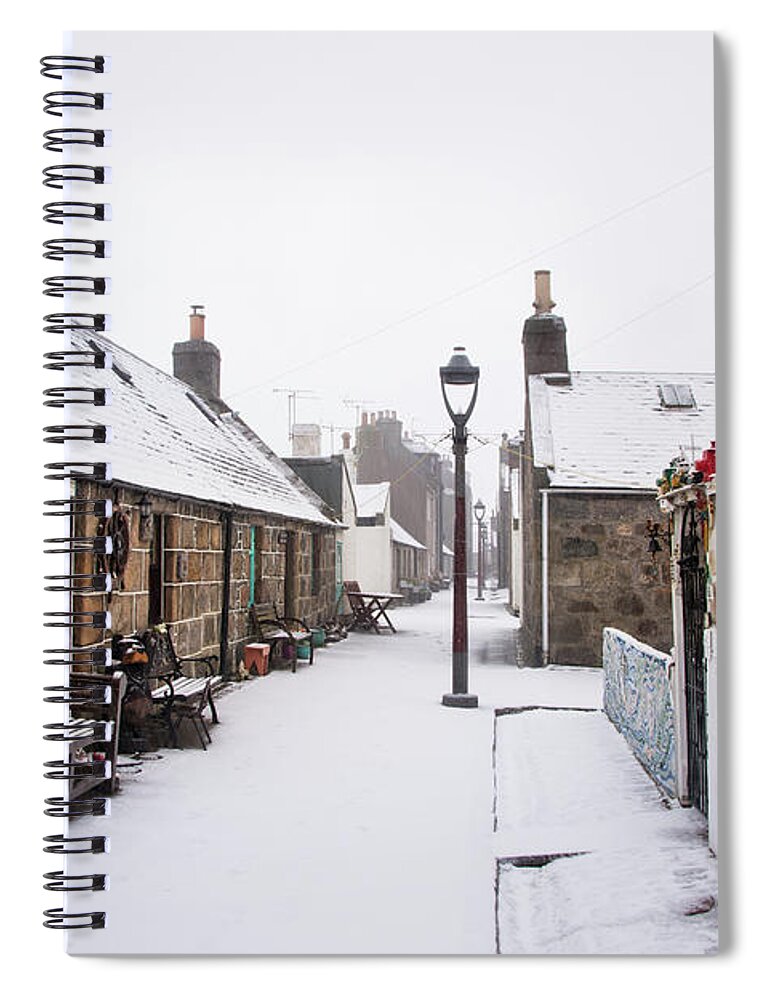 Fittie Spiral Notebook featuring the photograph Fittie in the Snow #2 by Veli Bariskan