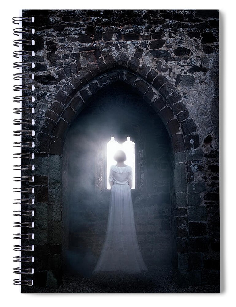 Ghost Spiral Notebook featuring the photograph Floating #2 by Joana Kruse