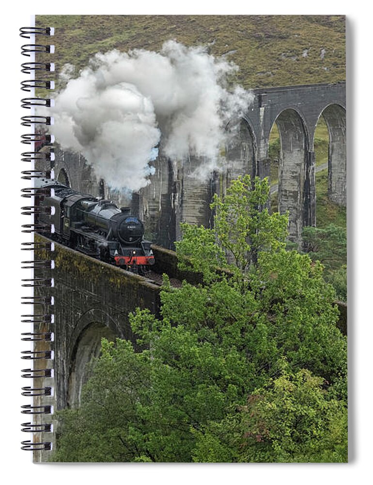Glenfinnan Spiral Notebook featuring the photograph Glenfinnan - Scotland #2 by Joana Kruse