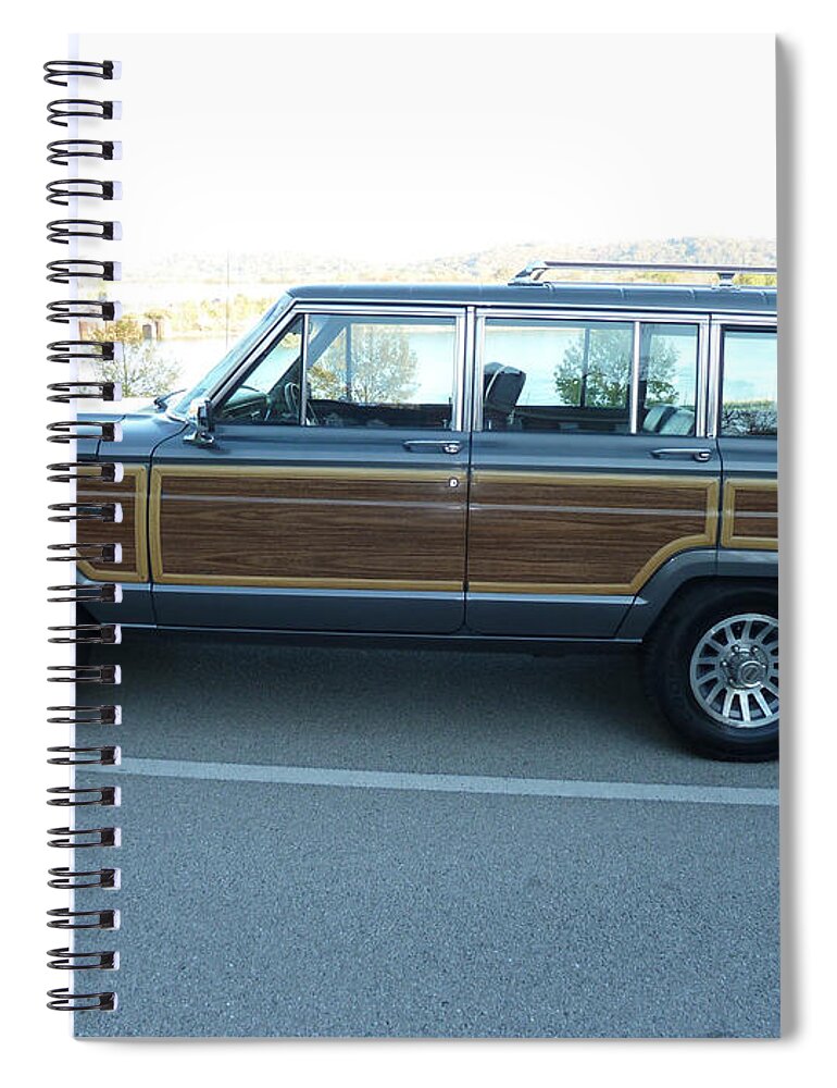 Jeep Grand Wagoneer Spiral Notebook featuring the photograph Jeep Grand Wagoneer #2 by Jackie Russo