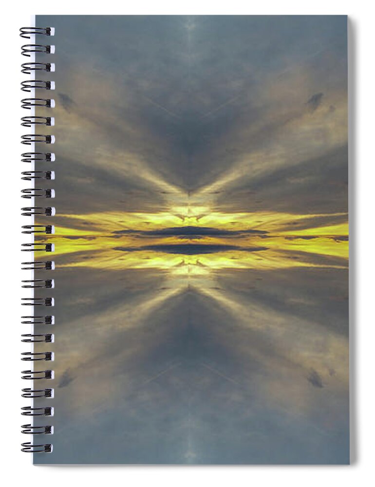  Spiral Notebook featuring the photograph Mirror #2 by Brian Jones