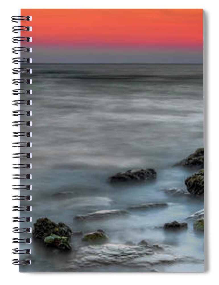  Spiral Notebook featuring the photograph 2 by Nadia Sanowar