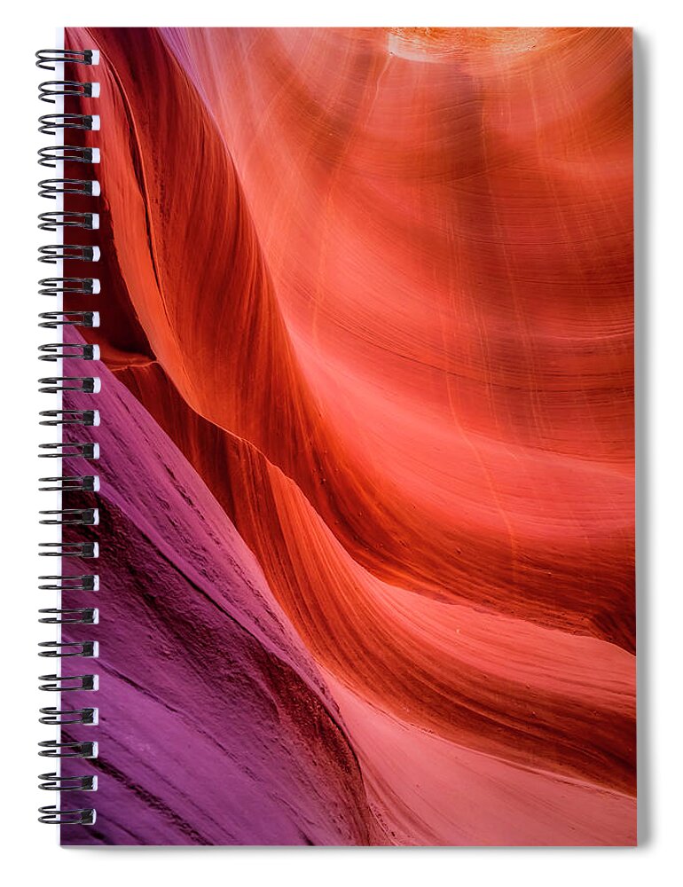 Amazing Spiral Notebook featuring the photograph Navajo Kiss #2 by Peter Lakomy