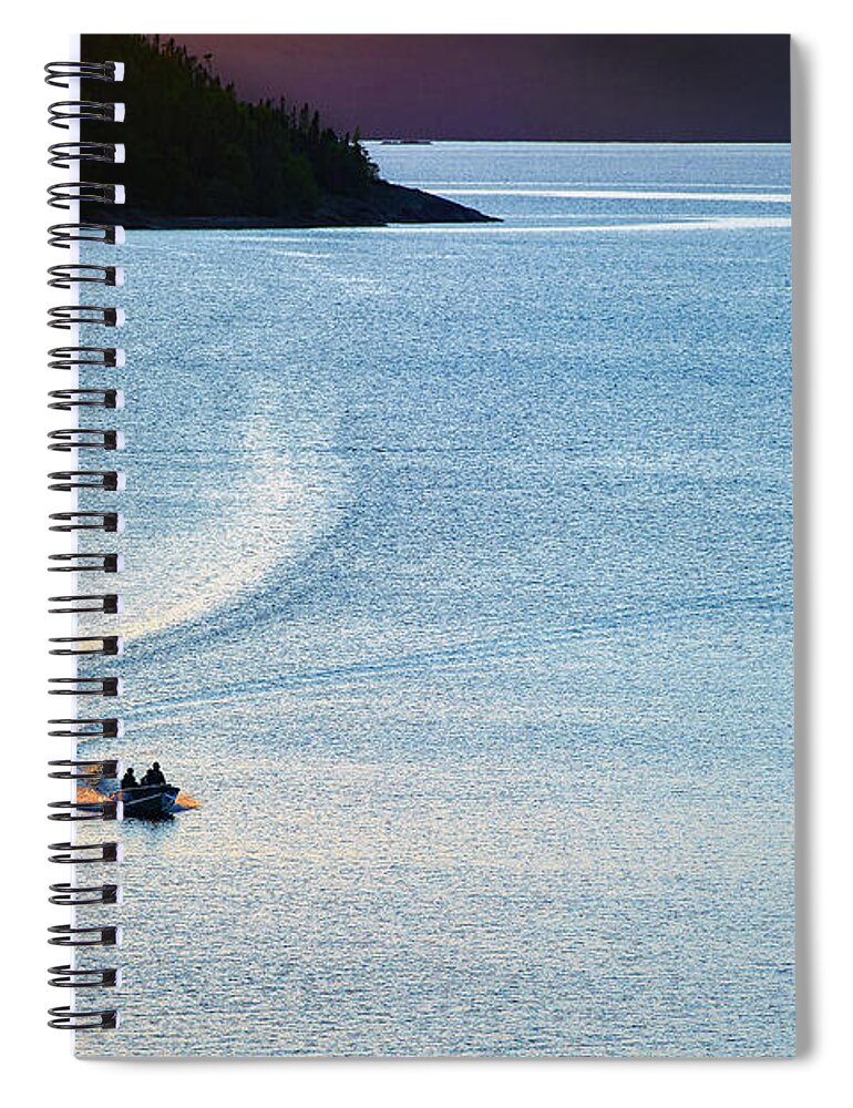 Camping Spiral Notebook featuring the photograph Homeward Bound-cooler by Doug Gibbons