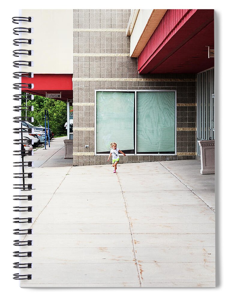  Spiral Notebook featuring the New Upload #2 by Ed Peterson