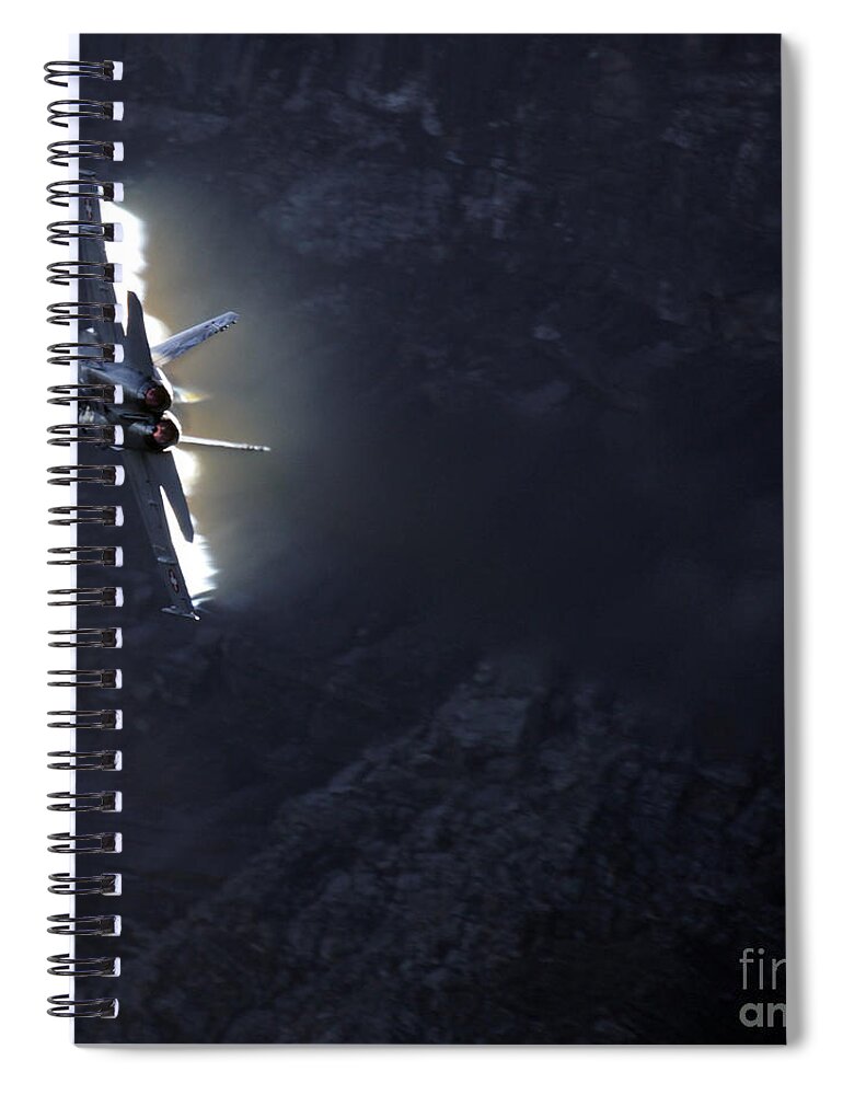 Axalp Spiral Notebook featuring the photograph Phoenix #2 by Ang El