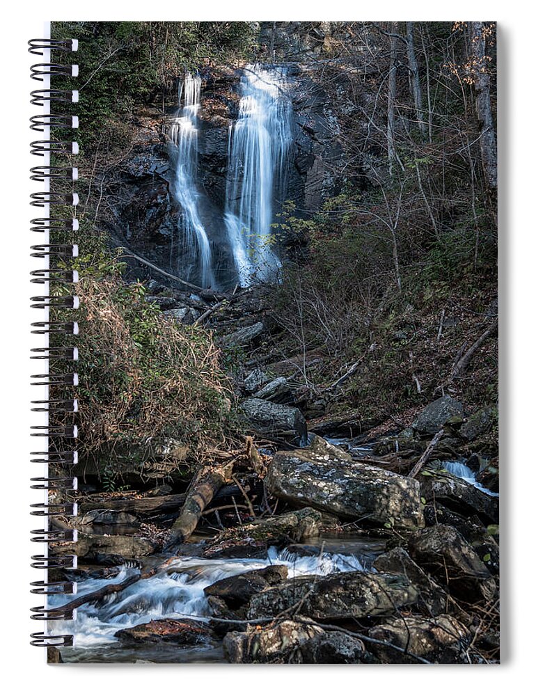 Water Falls Spiral Notebook featuring the photograph Anna Ruby Falls by Jaime Mercado