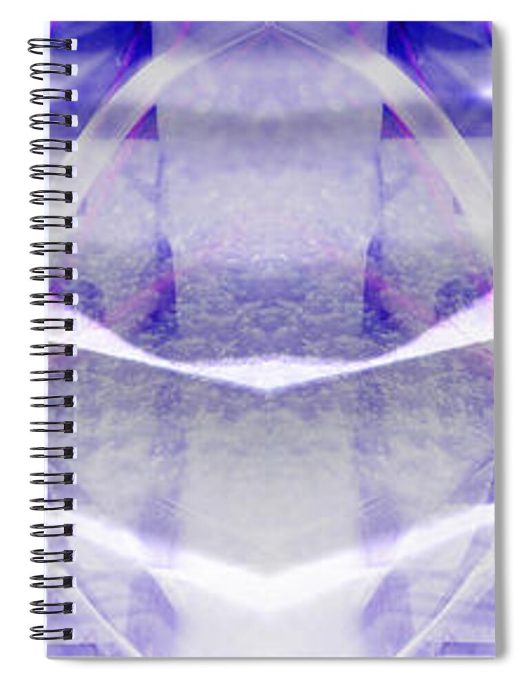 Abstract Spiral Notebook featuring the digital art 2 Questions.. by Art Di