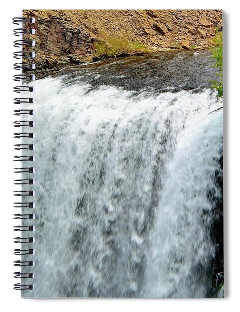 California Spiral Notebook featuring the photograph Rainbow Falls 23 #2 by Joe Lach