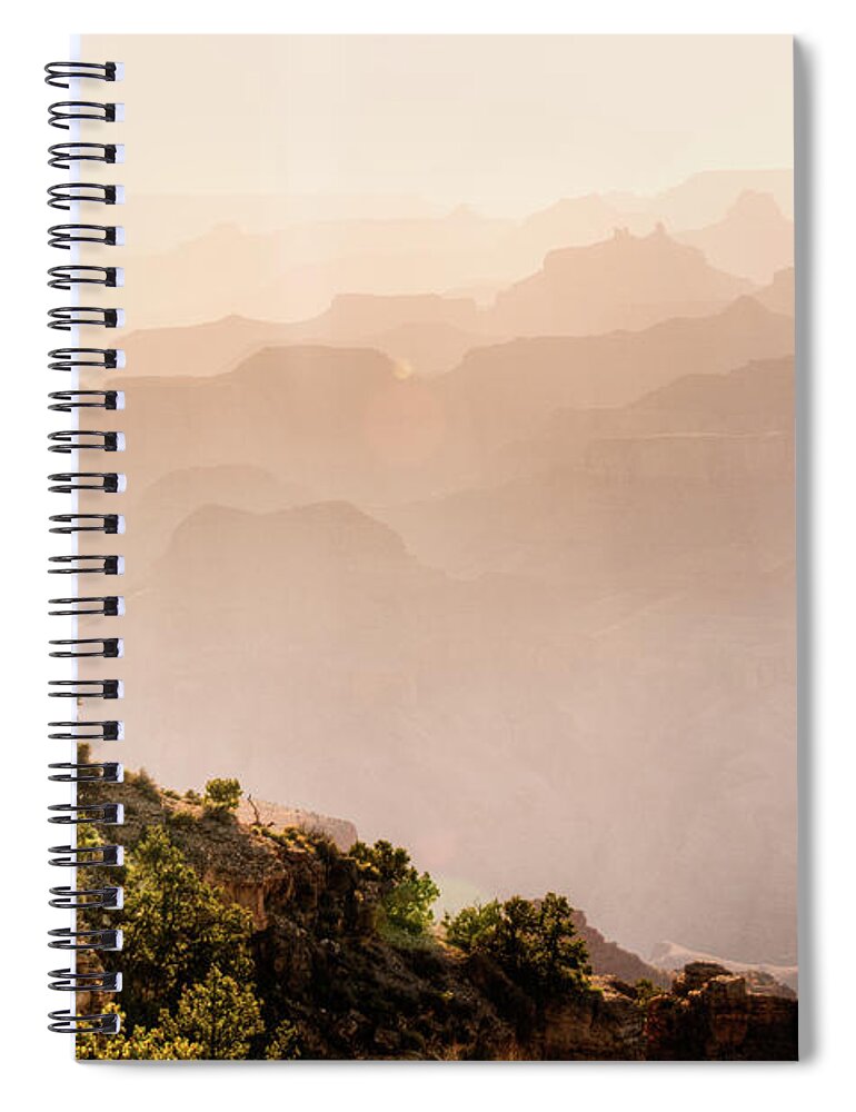 The Grand Canyon Spiral Notebook featuring the photograph The Grand Canyon #2 by Brett Engle