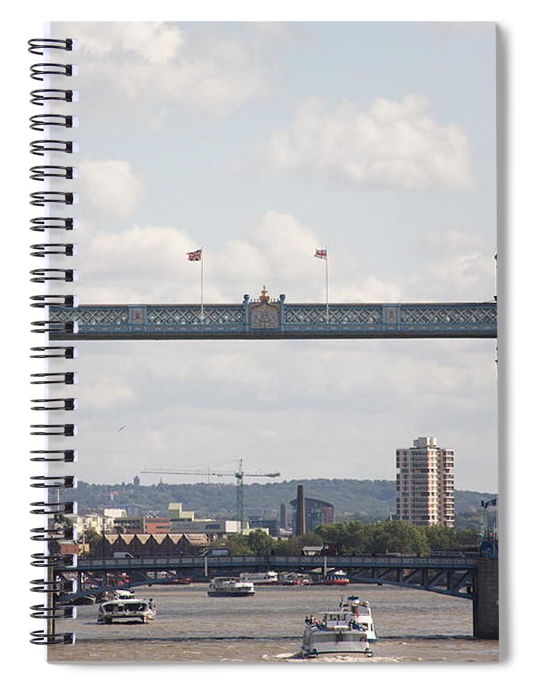 Tower Spiral Notebook featuring the photograph Tower bridge. #2 by Christopher Rowlands