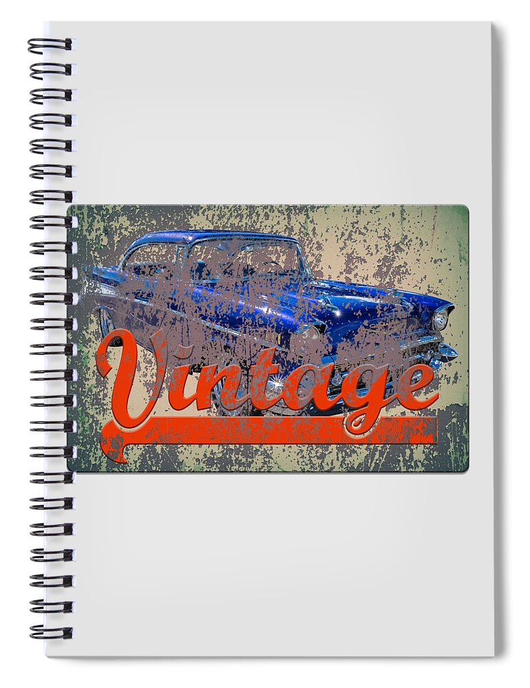 Car Spiral Notebook featuring the photograph Vintage #2 by Keith Hawley