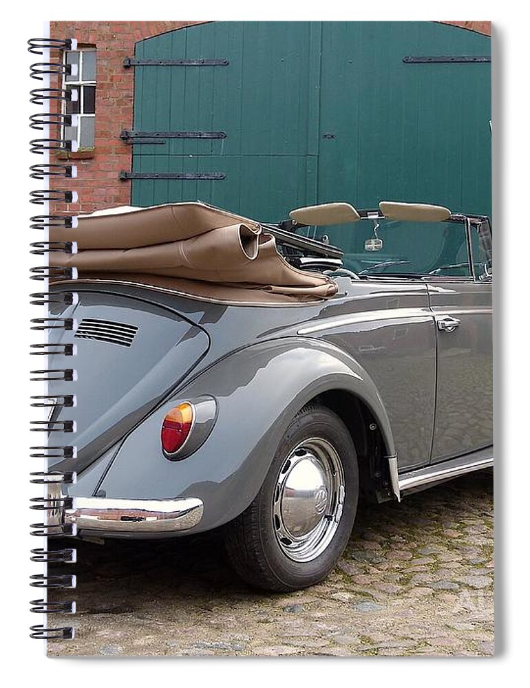 Volkswagen Beetle Spiral Notebook featuring the photograph Volkswagen Beetle #2 by Mariel Mcmeeking
