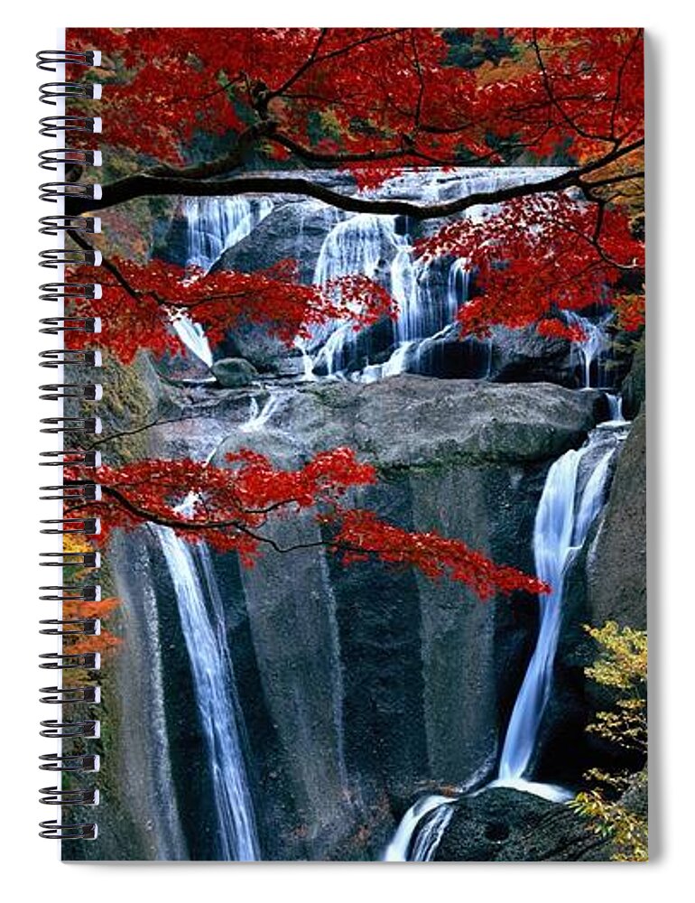 Waterfall Spiral Notebook featuring the photograph Waterfall #2 by Jackie Russo