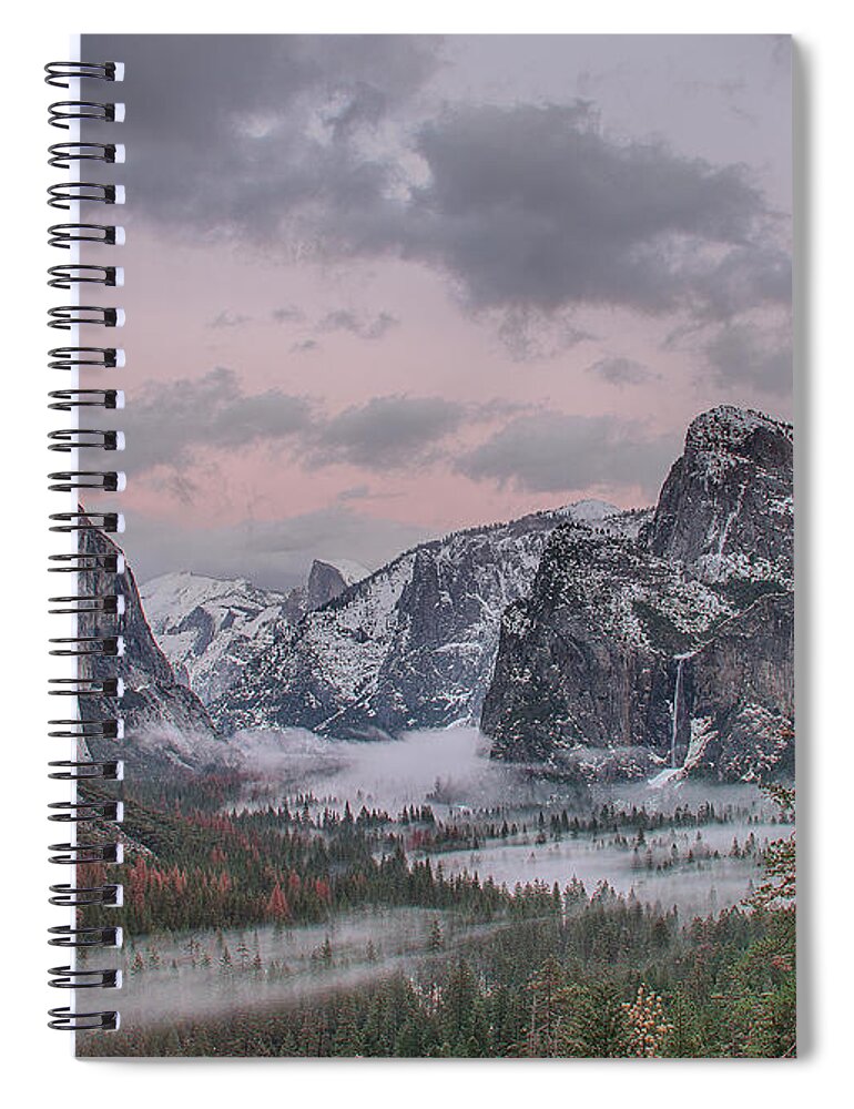 2018 Calendar Spiral Notebook featuring the photograph 2018 Yosemite Calendar Cover by Bill Roberts