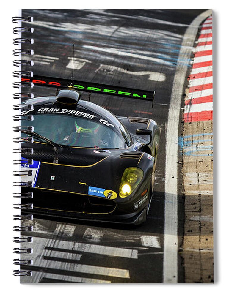 Car Spiral Notebook featuring the digital art Car #21 by Super Lovely