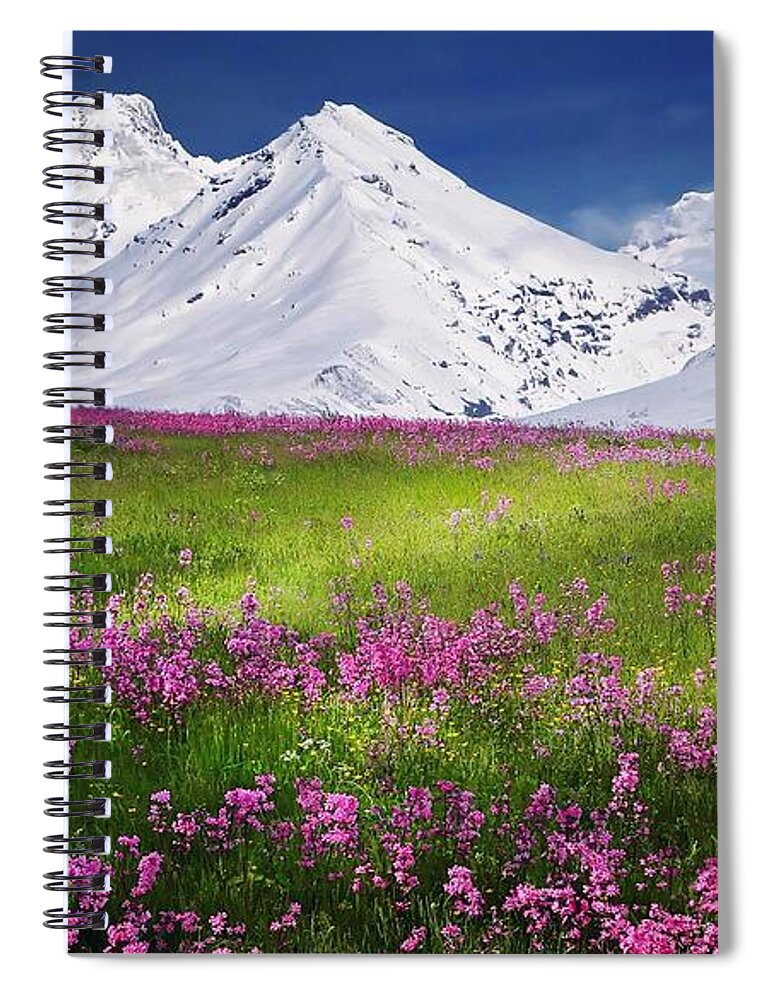 Landscape Spiral Notebook featuring the photograph Landscape #21 by Jackie Russo
