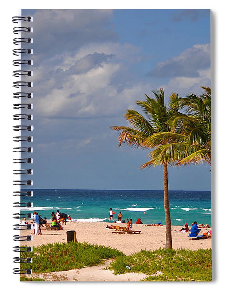 Singer Island Spiral Notebook featuring the photograph 23- A Day At The Beach by Joseph Keane