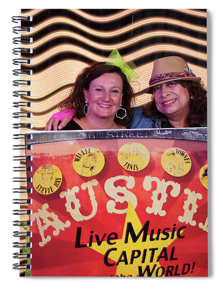  Spiral Notebook featuring the photograph Sterling Event Center Grand Opening #24 by Andrew Nourse