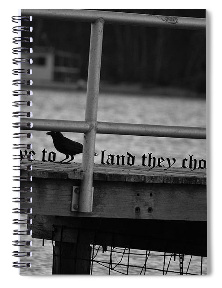 Bird Spiral Notebook featuring the digital art Bird #29 by Super Lovely