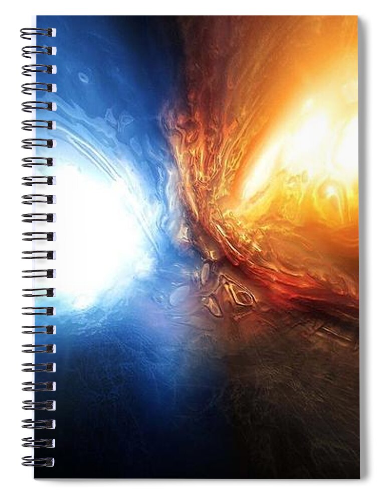 Colors Spiral Notebook featuring the digital art Colors #29 by Super Lovely