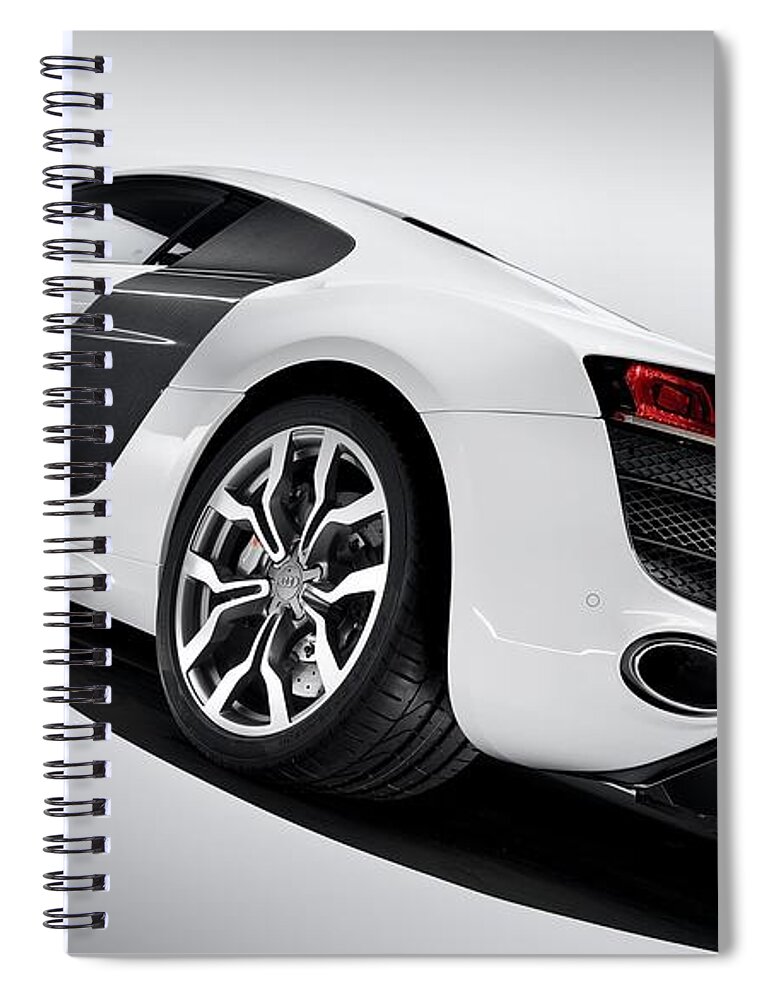 Audi Spiral Notebook featuring the photograph Audi #3 by Jackie Russo