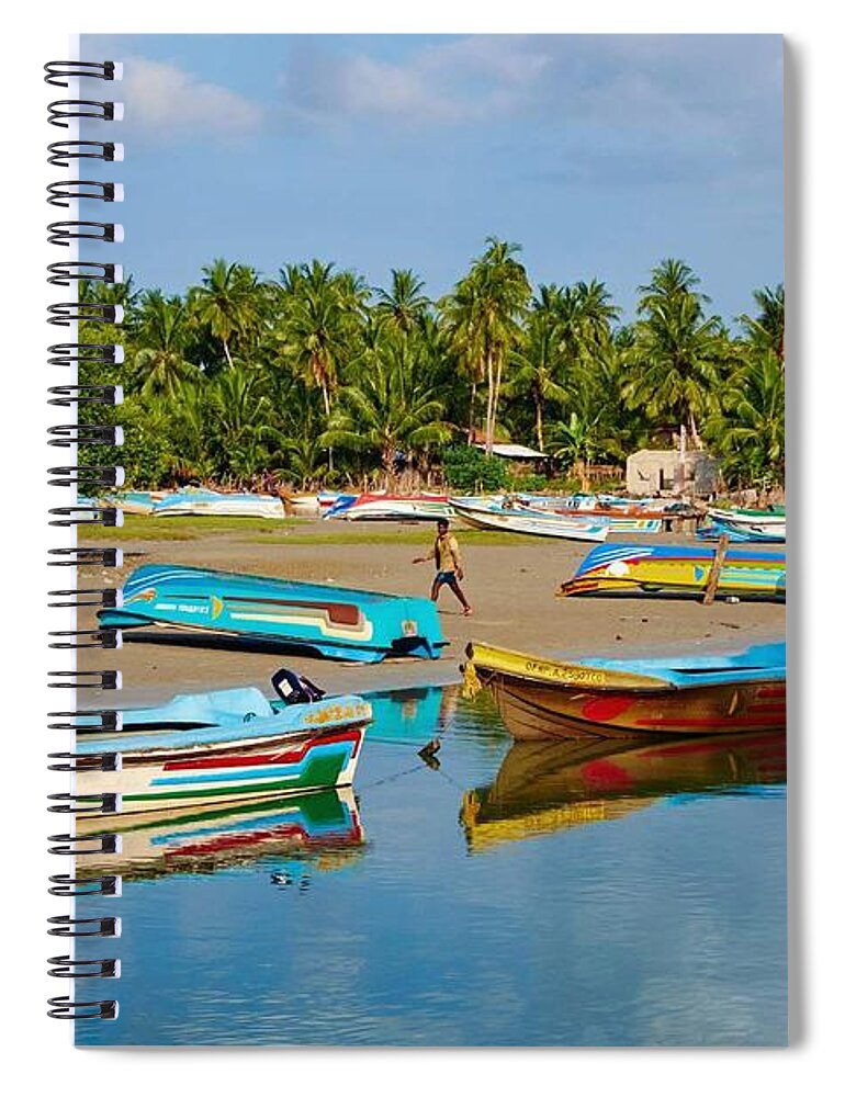Boat Spiral Notebook featuring the photograph Boat #3 by Jackie Russo