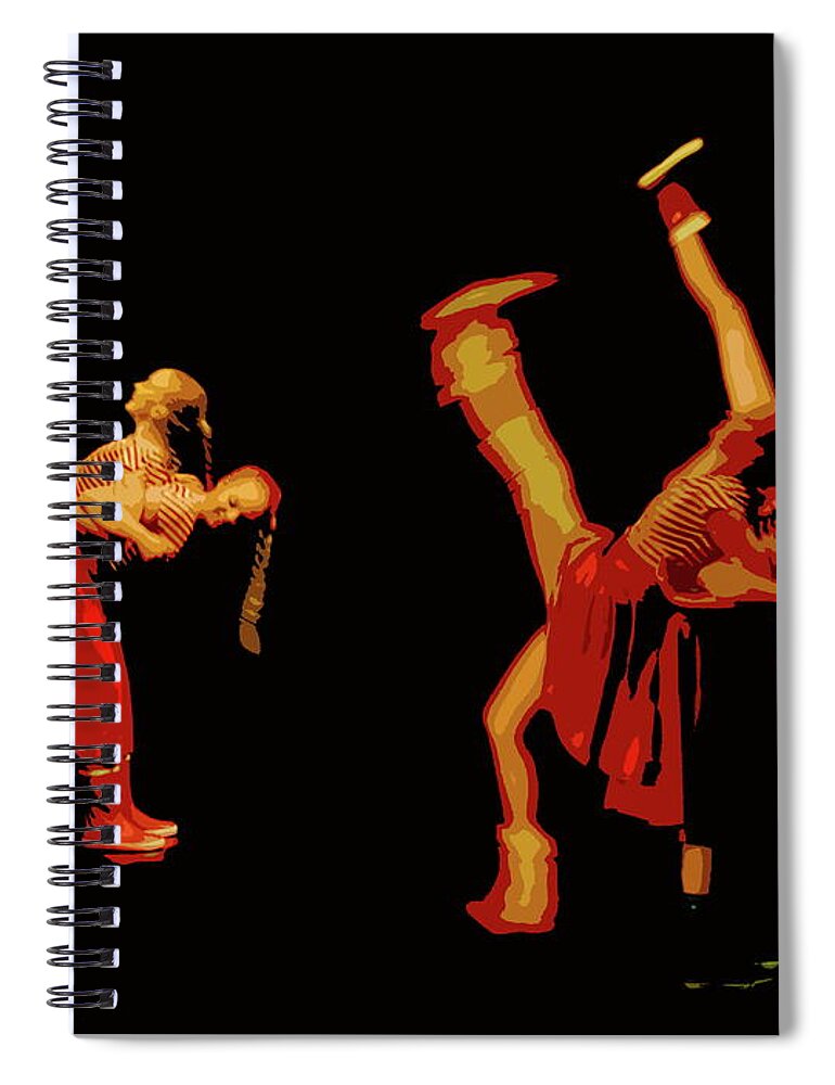 Finland Spiral Notebook featuring the photograph Dancers #3 by Jouko Lehto