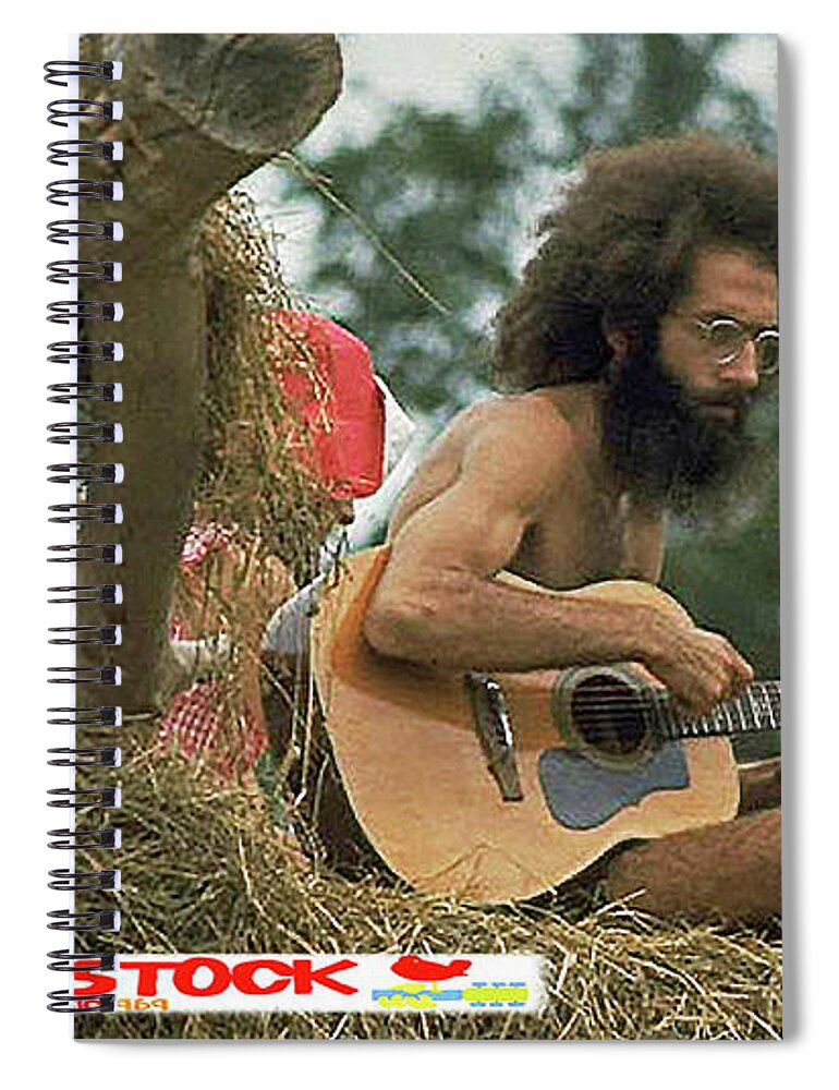Woodstock Spiral Notebook featuring the photograph 3 Days of Fun by Imagery-at- Work