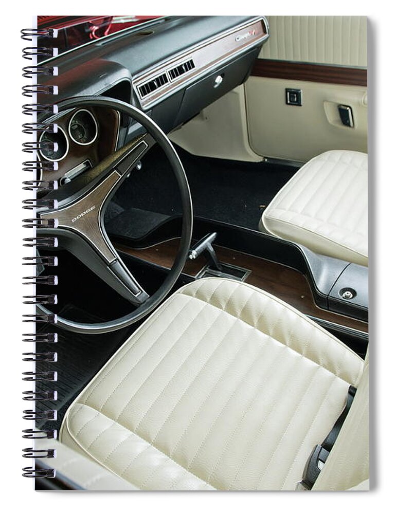 Dodge Charger Rt Spiral Notebook featuring the photograph Dodge Charger RT #3 by Mariel Mcmeeking