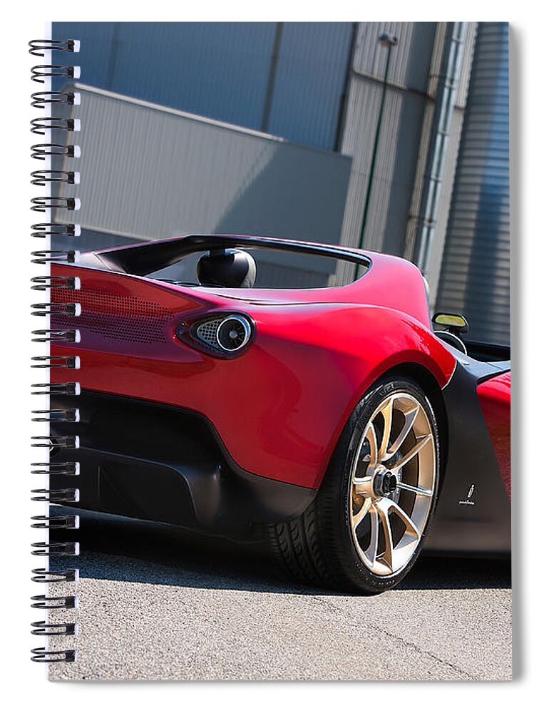 Ferrari Sergio Spiral Notebook featuring the photograph Ferrari Sergio #3 by Jackie Russo