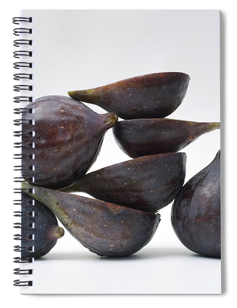 Vitamins Spiral Notebook featuring the photograph Figs #3 by Bernard Jaubert
