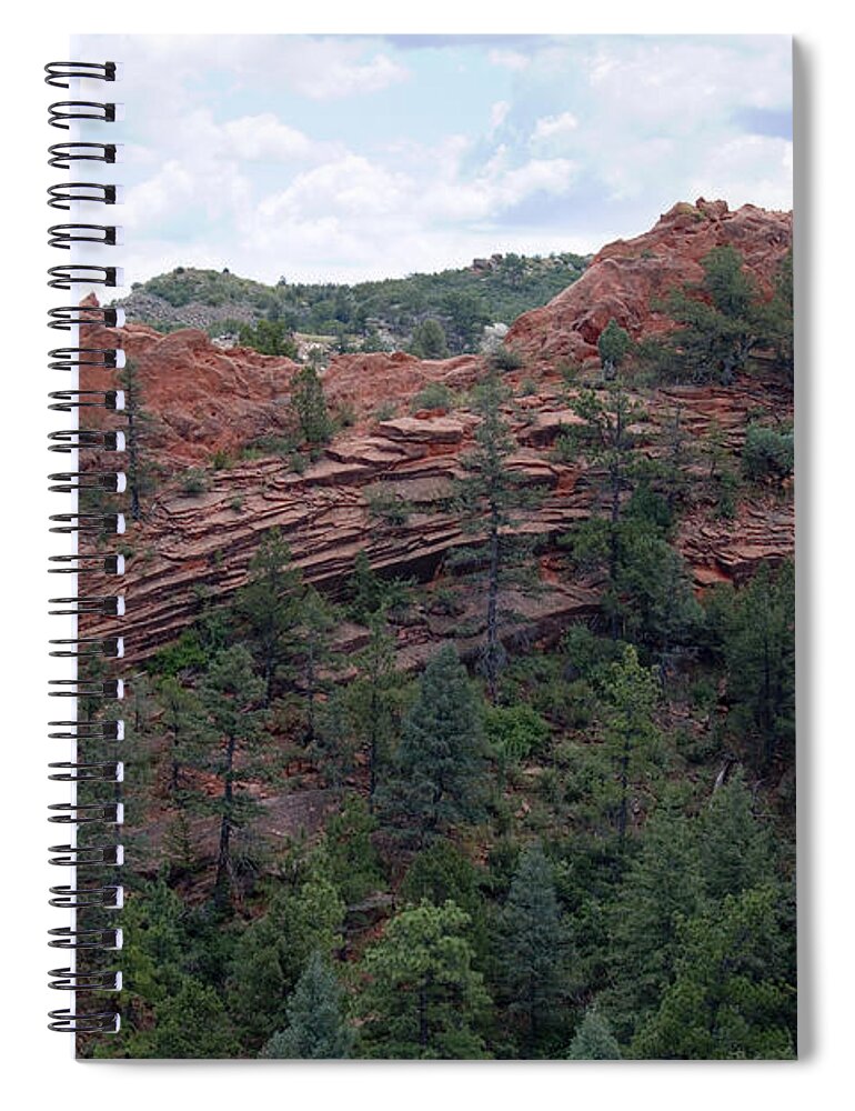 Red Rock Spiral Notebook featuring the photograph Hiking the Mesa Trail in Red Rocks Canyon Colorado #3 by Steven Krull