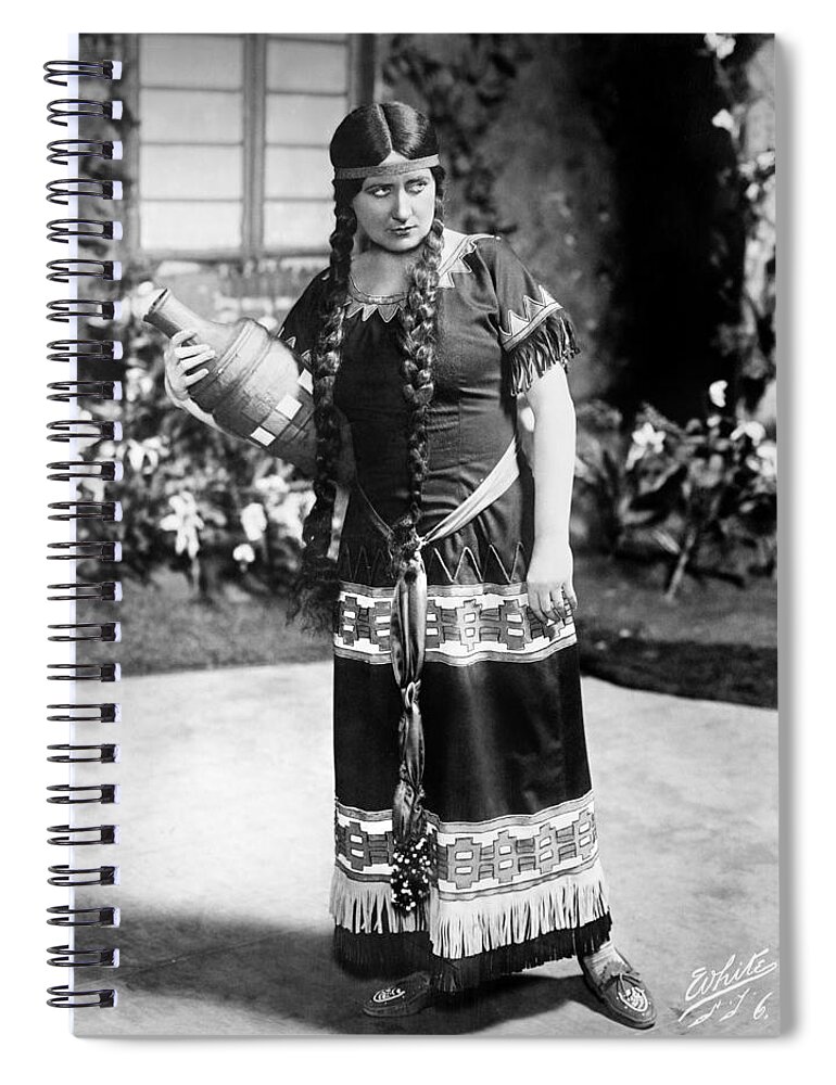 1911 Spiral Notebook featuring the photograph Mary Garden (1874-1967) #3 by Granger