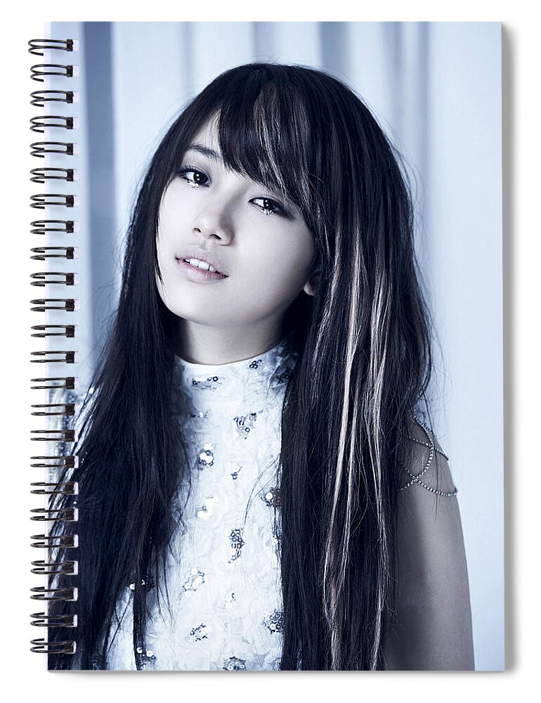Miss A Spiral Notebook featuring the photograph Miss A #3 by Jackie Russo