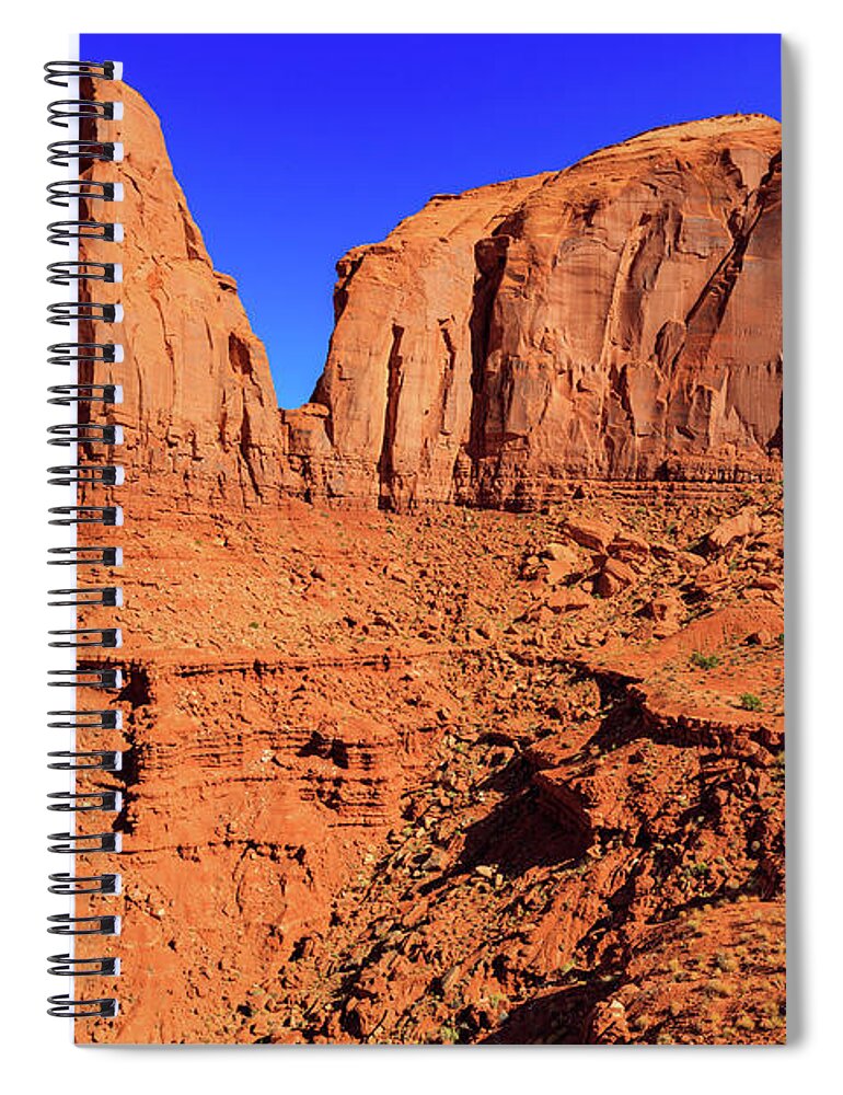 Monument Valley Spiral Notebook featuring the photograph Monument Valley #3 by Raul Rodriguez
