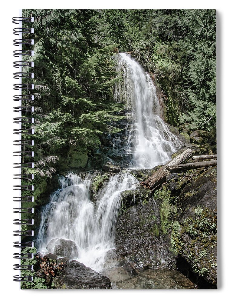 Water Falls Spiral Notebook featuring the photograph Falls Creek Falls by Jaime Mercado