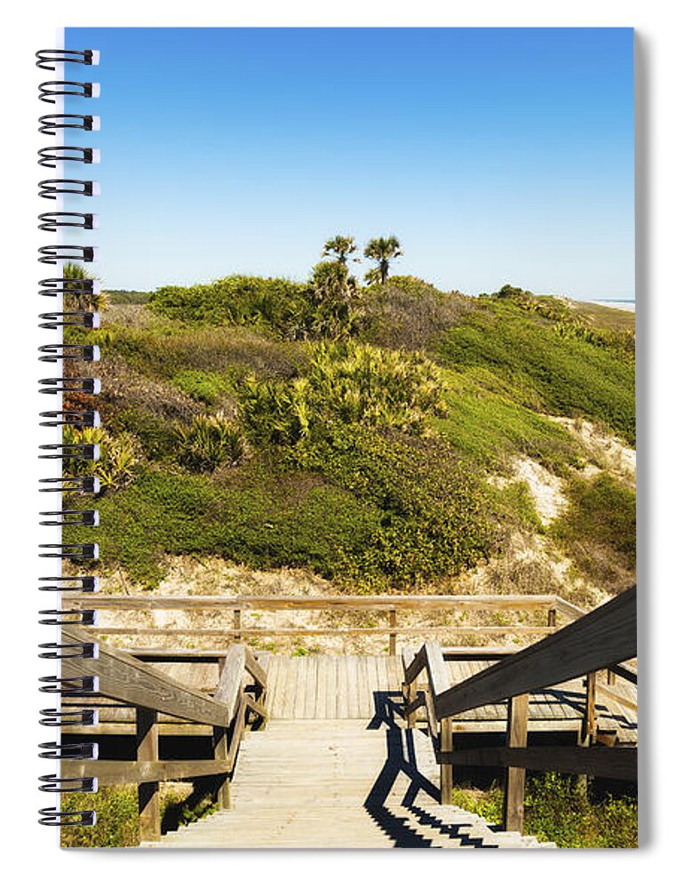 Atlantic Ocean Spiral Notebook featuring the photograph Ponte Vedra Beach by Raul Rodriguez