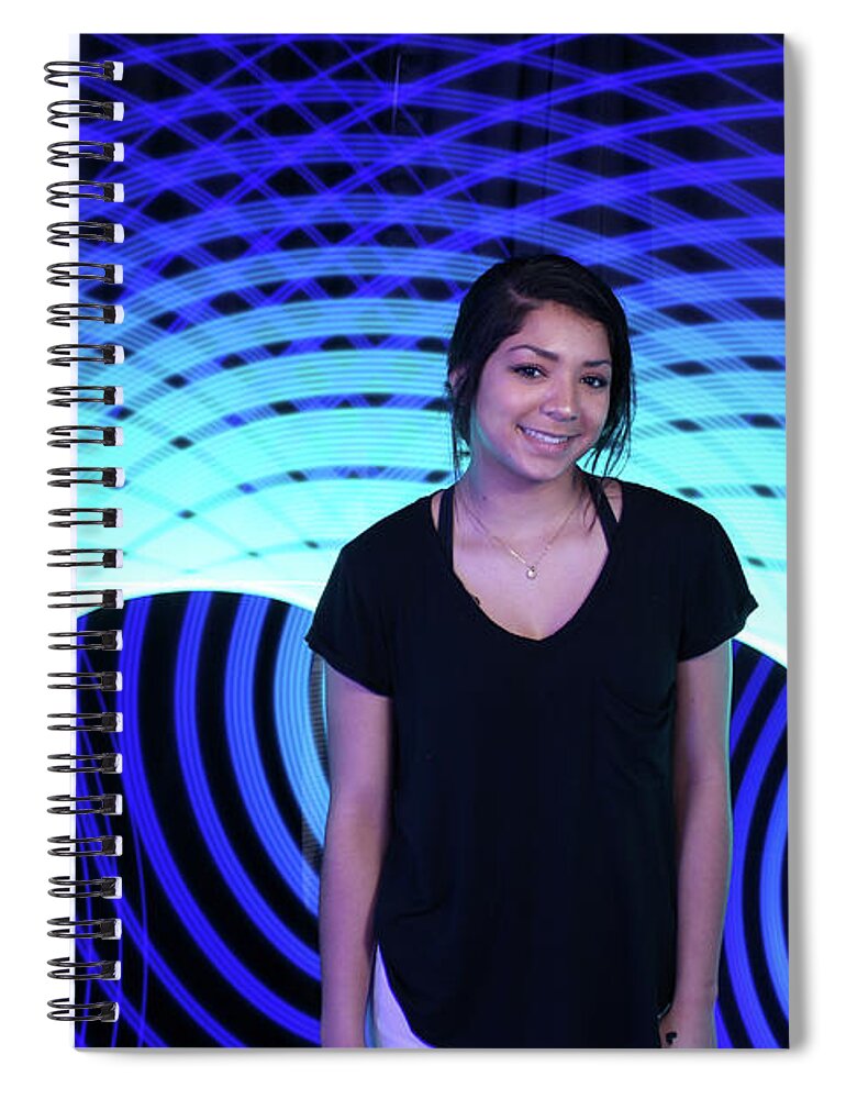  Spiral Notebook featuring the photograph Sterling Event Center Grand Opening #3 by Andrew Nourse