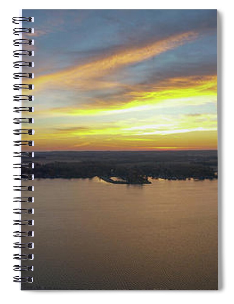  Spiral Notebook featuring the photograph Sunrise #3 by Brian Jones